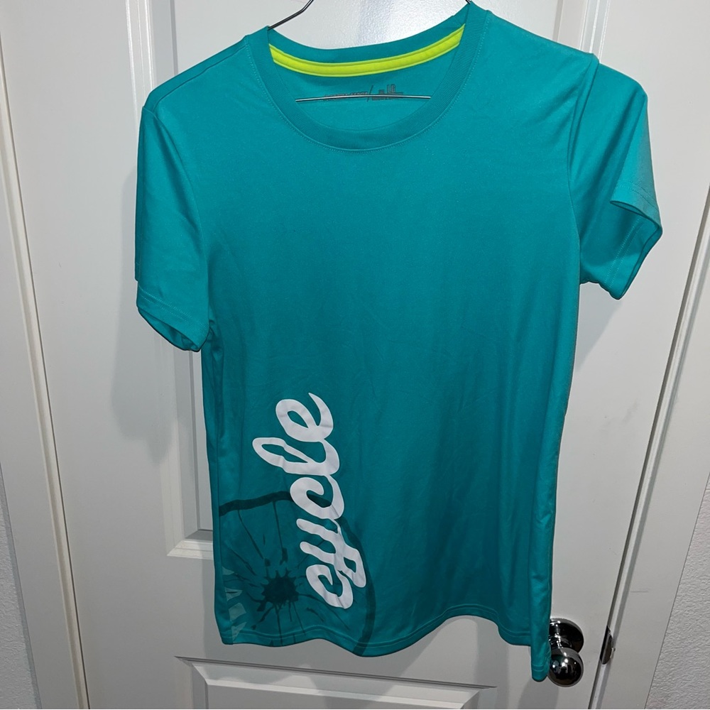 Nishiki Cycle Mint Green Tee women size Large